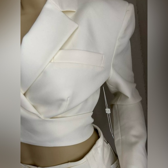 NWT Ronny Kobo Zuna Jacket in Ivory, Size Small, MSRP $378 - Picture 10 of 13